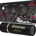 Hystar® Extended Gaming Mouse Pad | XXL 36" x 16" | 5mm Thick, Waterproof Surface, Smooth Polyester Fabric, and Natural Rubber Base | Drift