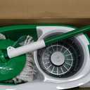 Libman Tornado Spin Mop System and 1 Refill, Mop and Bucket with Wringer Set for Hardwood Floor Cleaning, 2 Total Heads Included
