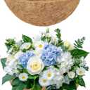 2Pcs 12 Inch Coco Liner for Hanging Planter Basket for Outdoor Garden (2, 12)