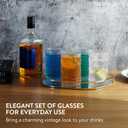 Elixir Highball Glasses Set of 4 - Durable Quality & Dishwasher Safe Tall Drinking Glasses - High Ball for Water Cocktails and Mixed Drinks - Crystal Clear Glass - Bar Glassware