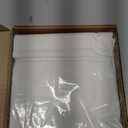 Amazon Basics 400 Thread Count 100% Cotton Pillowcases, Sateen Weave, Wrinkle Resistant, Standard Size, 20" x 30", White, Set of 2, Pillows Not Included