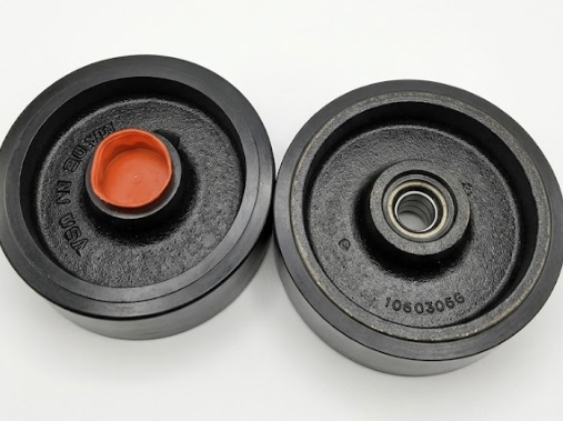 8"x3" Heavy Duty Cast Iron Wheels 108030G6