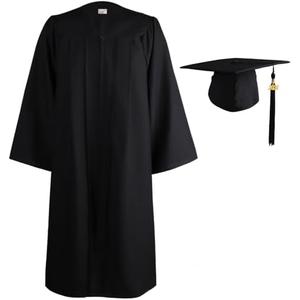 OSBO GradSeason Matte Graduation Cap and Gown 2026 Set with Tassel for High School & College 10 Colors