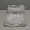 HIHEGD 2-Tier Bathroom Organizer with Dividers, Clear Under Sink and Pull-Out Cabinet Organizer for Kitchen and Pantry Storage