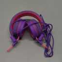 ELECDER i37 Kids Headphones for School Travel, On Ear Headphones Wired with Foldable Corded Stereo Sound 3.5mm Headset for Kid Children Teens Boys Girls Smartphones Computer Kindle Tablet, Purple