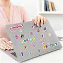 Magazine Letter Stickers Vintage Scrapbook Letters Stickers Small Ransom Alphabet Sticker for Scrapbooking Supplies Journaling Laptop Water Bottle DIY Crafts Junk Journal (letter434)