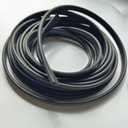Rubber Edge Trim, U-Shaped Self-Adhesive Rubber Edge Trim, Sheet Metal Edge Protector  U-Groove Edge Trim, Edge Protector, 10 ft. Length, U-Shaped Gasket, EPDM Material