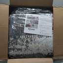 9x12 Area Rugs Washable Rug: Modern Abstract Living Room Rug Soft Anti-Skid Thin Carpet Indoor Floor Non-Shedding Carpets for Bedroom Dining Room Farmhouse Nursery Home Office Black Grey Gold