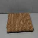 Runner Rug  Boho 2x5 ft Hallway Runner Rug,Braided Design Neutral Entryway Rug with Rubber Backing,Tan Brown,Machine Washable,Solid Faux Jute Rug,for Bedroom,Bathroom,Non-Slip