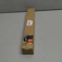 Gorlary Mop and Broom Holder Wall Mount, Broom Hanger Organizer Storage Racks, 17" SUS304 Stainless Steel Heavy Duty Utility Hooks, Black (5 Racks and 4 Hooks)