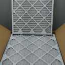 Aerostar 20x25x1 MERV 6 Pleated Air Filter, AC Furnace Air Filter, 6 Pack (Actual Size: 19 3/4"x24 3/4"x3/4")