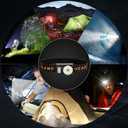 Headlamp Rechargeable, 500 Lumen Super Bright Motion Sensor LED HeadLamp, Headlamp Flashlight with White Red Lights, 6 Modes Lightweight Waterproof Head Lamp for Outdoor Running, Camping Hiking (Y013-2Pack)