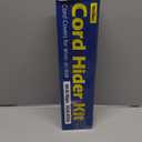 250in Cord Hider Kit, Cord Covers for Wires on Wall, Paintable Cable Raceway, Cord Hider for Wall Mount tv, tv Cable Hider Wall kit, Wire Covers for Cords, 16X L15.75 X W0.96in X H0.57in, White