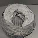 Cat Tunnel Bed for Indoor Cats, Peekaboo Cat Cave Bed,Soft Cat Donut Tunnel for Kitten Large Cats, Grey