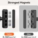 Gym Golf-Cart Magnetic Phone Holder:[Fit for Popsocket & 20+8*N52 Magnets] for Magsafe Daul Mount Accessories Gift for Men Women,Only Fit for iPhone 12-17 Series