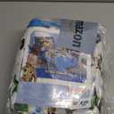 NoJo Disney Toy Story Taking Action Blue, Green and Yellow 4 Piece Toddler Bed Set - Comforter, Fitted Bottom Sheet, Flat Top Sheet, and Reversible Pillowcase