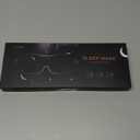 MZOO Luxury Sleep Eye Mask for Side Sleeper Men Women, Zero Eye Pressure 3D Sleeping Mask, Light Blocking Patented Design Night Blindfold, Soft Eye Shade Cover for Travel, Black