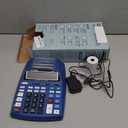 CATIGA New & Upgraded 2025 Printing Calculator Adding Machine 10 Key, Desktop Home Office Calculator with Paper Roll Print Out, Accounting Business Finance (2) Blue Pro)