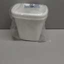 Rubbermaid Vanity Trash Can/Wastebasket 1.5-Gallons/6-Quarts White for Under Counter/Kitchen/Office/Bedroom/Bathroom, 2 Pack