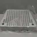 SpaceTime Adjustable Cat Ramp Cat Steps for Litter Box,Detachable Elevated Litter Mat Trapping Litter Box Mat with Filter Function for Floor,Non-Slip Catcher Stair for Small & Elderly Cats (Grey)