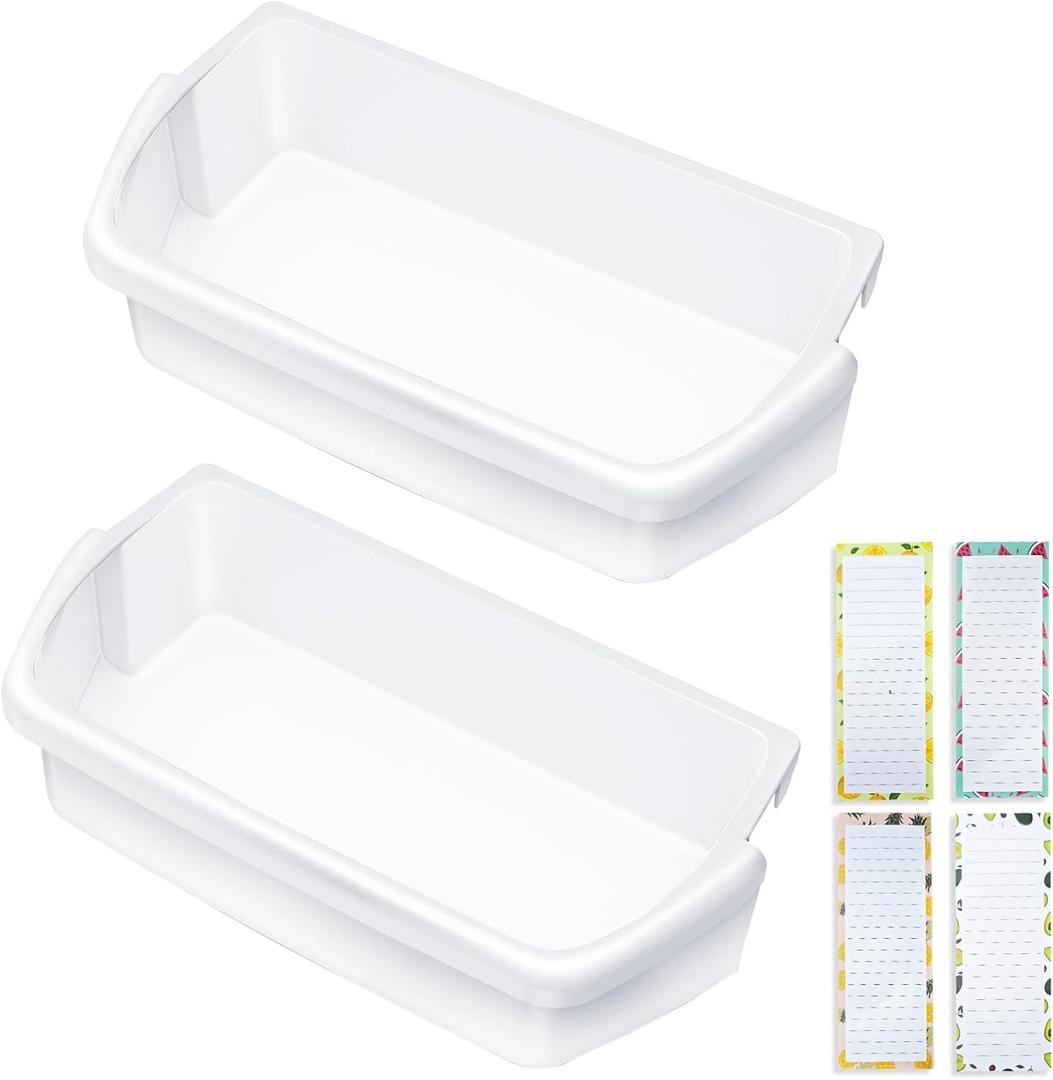 [2 PACK] Upgraded WP2204812 Refrigerator Door Shelf Replacement for Whirlpool Refrigerator Door Shelf Bin,2204812 for Kenmore Whirlpool Fridge Door Shelf Parts 2200678 WRT311FZBM00 Door Shelves