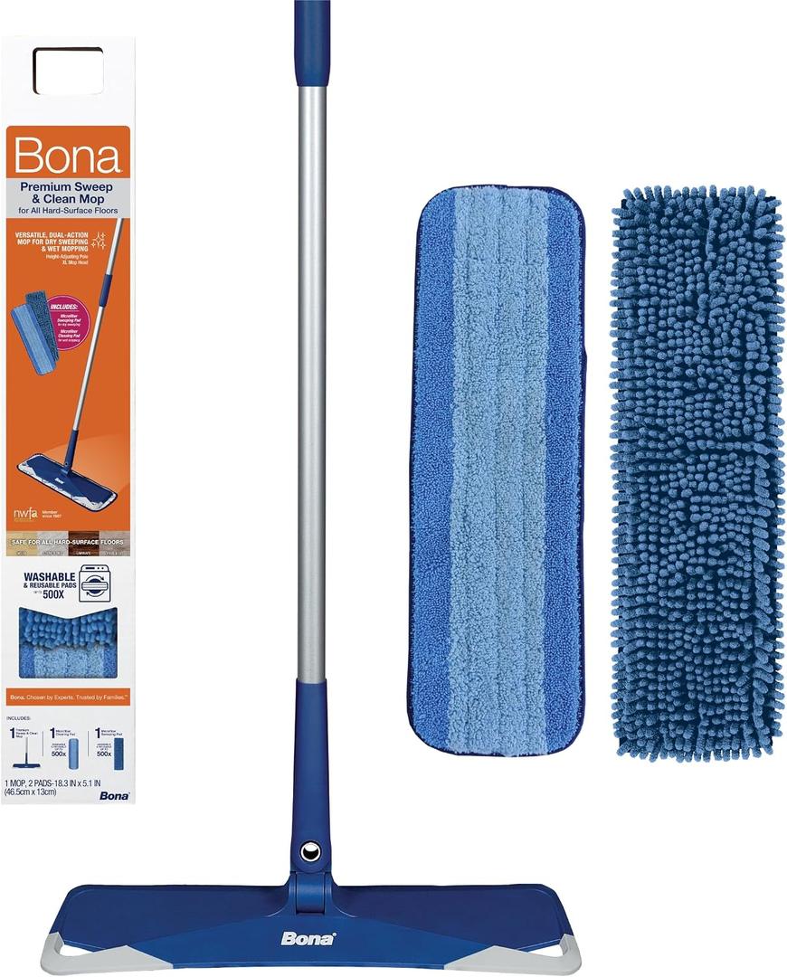 Bona Premium Sweep & Clean Mop for Multi-Surface Floors