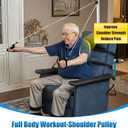 FSA or HSA Eligible, Arm and Leg Exerciser for Seniors, Shoulder Exercise Equipment, Total Body Rehabilitation, Full Body Workout Rehab, Stretch Equipment, 3-Level Adjustable Resistance, Foldable