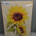 ZXHYWYM Sunflower Canvas Wall Art Vintage Sunflower Painting Prints Yellow Floral Picture Nature Landscape Home Decor Framed(2, (16.00" x 24.00"))