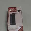 Portable Manual Coffee Grinder with CNC Stainless Steel Conical Burr, 40 Adjustable Settings Hand Coffee Grinder with 30g Capacity for Espresso, Pour Over, French Press, Travel