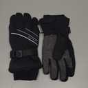 MOREOK Waterproof & Windproof -30F Winter Gloves for Men/Women, 3M Thinsulate Thermal Gloves Touch Screen Warm Gloves for Skiing,Cycling,Motorcycle,Running (X-Small, Black)