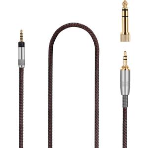 Replacement Audio Cable Upgrade Headphone Cord with Lock Connector for Sennheiser HD558, HD518, HD598, HD598 SE, HD598 Cs, HD598 SR, HD599, HD569, HD579 Headphones 3meters/9.9feet