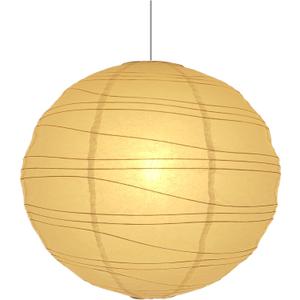 Hytsoeee(19.69Inch) Large Round Paper Lantern Lamp shade,White Rice Paper Lamp Shade,Foldable Paper Lantern Lampshade for Home Indoor Living room,Bedroom,Ceiling Decor