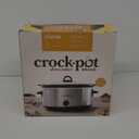 Crock-Pot 7 Quart Oval Manual Slow Cooker, Stainless Steel (SCV700-S-BR), Versatile Cookware for Large Families or Entertaining