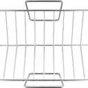 E-far Turkey Roasting Rack, Stainless Steel Rib Rack for Roasting, Grilling and Smoking, 14.4 x 10 inches, V Shaped & Heavy Duty, Dishwasher Safe (Large)