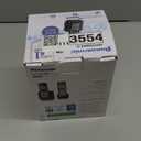 Panasonic Cordless Phone 2 Handsets System Expandable with Amber Backlit Display  KX-TGC352B (Black)