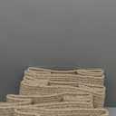 OIAHOMY 4 Pack Storage Baskets for Organizing, Cube Storage Bins for Shelves, Rectangle Storage Baskets With Handles, Woven Baskets for Storage, 12.7''Lx9''Wx7.8''H, Brown