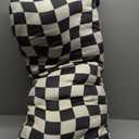 Urban Lifestyle Black and White Checkered Body Pillow,20”x48” Long Plush Cushion for Bed, Couch, or Dorm,Soft Decorative Pillow for Teens and Kids
