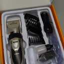 oneisall Dog Clipper Low Noise, Dog Grooming Kit with Rechargeable, Pet Shaver Cordless Electric Quiet Hair Clipper Set for Dogs Cats Pets (Gold)