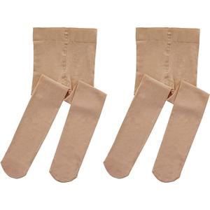 Stelle Girls Ballet Dance Students School Footed Tight (Toddler/Little Kid/Big Kid)
 Color: 2-pack-tan, Size: 4-6yrs