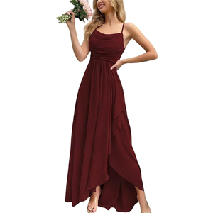 VOUIAO Women's 2026 Spring Formal Evening Gown Elegant Long Prom Dress Wedding Guest Party Cocktail Bridesmaid Maxi Dress
