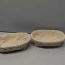 DOYOLLA Bread Proofing Baskets Set of 2 10 inch Oval Shaped Dough Proofing Bowls w/Liners Perfect for Professional & Home Sourdough Bread Baking