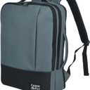 CabinFly Bellanca Lufthansa Backpack Austrian Airlines Brussels Airlines Hand Luggage Swiss Air Lines Luggage Expandable to 40 x 30 x 15 cm SAS Finnair KLM (40 x 30 x 10/ 15 cm, Blue)