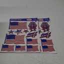 Patriotic Clings (stars & stripes designs) Party Accessory 2 set
