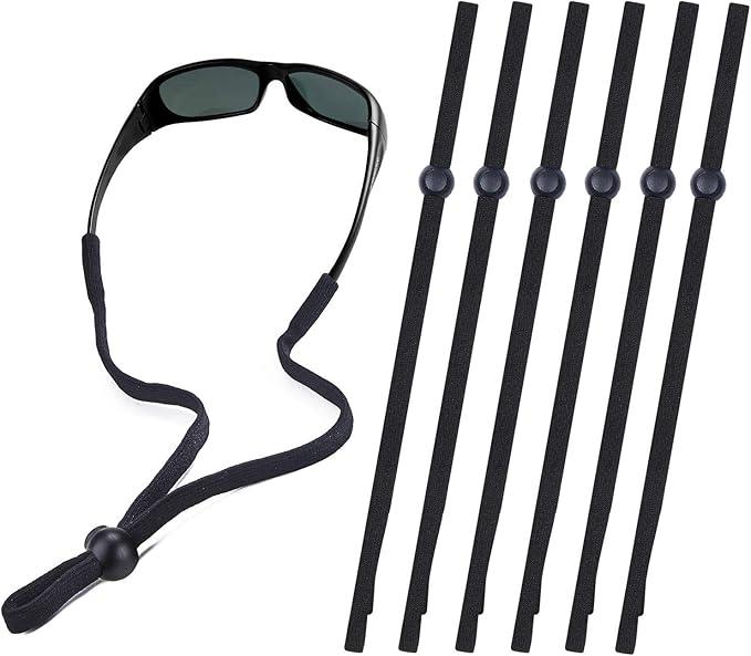 SHINKODA 6-Pack Glasses Strap - Universal Eyeglass Lanyard - Eyewear Retainer Cord for Reading, Safety, Sports & Sunglasses