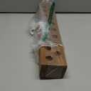 Mumufy 18in Long Wooden Taper Candle Holders for Birthday Party Candlestick Table Centerpiece Giant Wooden Farmhouse Candle Holders Decorations for Birthday Wedding Anniversary Desktop(Dark Brown)