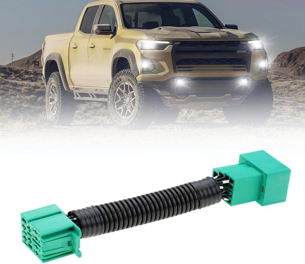 All Lights 6 High Mod for 2023-2025 GMC Canyon Chevrolet Colorado Elevation AT4 Denali AT4x Fog Lights Always On with High Beams Harness, Fog/Low Beams on Harness 6 High Mod Kit Plug Play Module