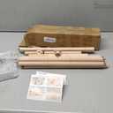 Kigeli 6 Pcs Wood Step Ladder for Bird, Hanging Bird Ladder Parrot Step Cage Hanging Climbing Toys for Parakeets, Parrots, Cockatoo and Lovebirds