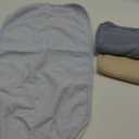 mushie Waterproof Changing Pad Liners | 100% Organic Cotton | Set of 3 (Blue Combo)