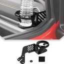 JeCar Front Door Cup Holder Fit for 2018-2024 2025 Up Jeep Wrangler JL JLU Gladiator JT (Passenger Side)