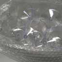 Ciaell 12 PCS Plastic Ribbed Glasses - 10 OZ Plastic Square Glasses with Stem - Disposable Champagne Cups for Parties & Weddings & Party & Valentine's Day (Clear)